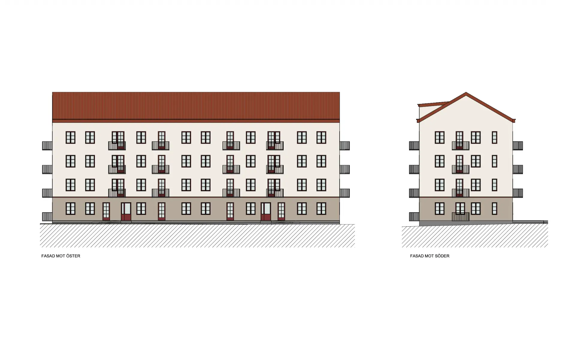 Bruksgatan Etapp 2 fasad